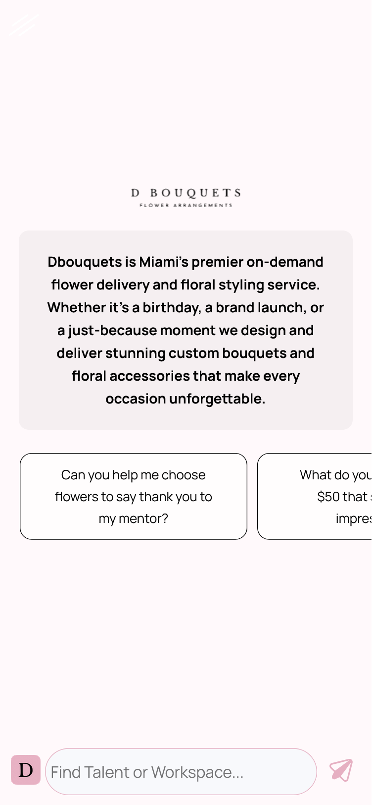 Dbouquets